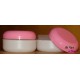 Pot givré profil bas 60 ml /cap dome rose foncé