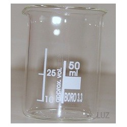 Bécher en verre borosilicaté 50 ml